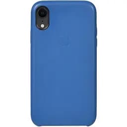 Чехол-накладка Toto Leather Case Apple iPhone XR Blue
