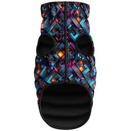 Курточка для собак Waudog Clothes малюнок "Нескінченні світи", S30, В 58-62 см, С 42-46 см