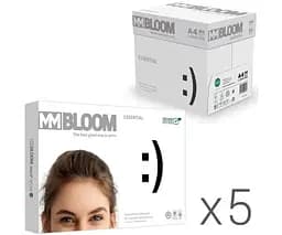 MM BLOOM Essential, Упаковка 5 шт. х 500 аркушів, Блум Есеншіал, Папір офісний, клас С, А4, 80 г/м2 - мініатюра 2
