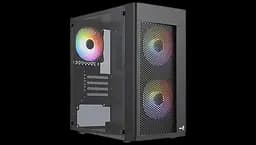 Корпус AeroCool Hexform-G-BK-v2 FRGB Black (ACCS-PV38033.11)