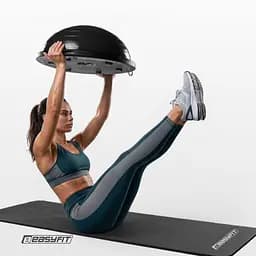 Балансувальна платформа EasyFit BOSU 60 см чорна - мініатюра 5