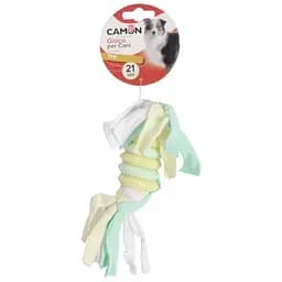 Игрушка для собак и щенков Camon кольца на канате с узлами, 21 см, в ассортименте