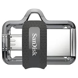 Флеш-накопичувач Sandisk USB 3.0 Ultra Dual OTG 64Gb (150 Mb/s) (SDDD3-064G-G46) - мініатюра 2