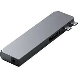 Адаптер Satechi Aluminum USB-C Pro Hub Max Adapter Space Gray (ST-UCPHMXM)
