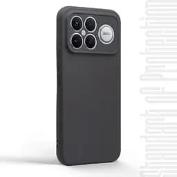Чехол-накладка для смартфона Xiaomi Poco F8 Ultra, противоударный, силиконовый, термополиуретановый (ТПУ), с защитой камеры и корпуса, черный, защита всего корпуса, ArmorStandart (ARM89268) - мініатюра 2