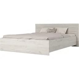 Ліжко двоспальне Еверест Соната-1600 160х200 см дуб крафт білий (EVR-2679)