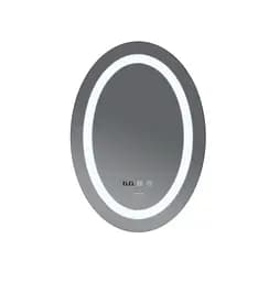 Дзеркало Mixxus Plain MV02-50x70 (годинник, LED-підсвічування, антизапотівання) (MI6010) - мініатюра 2