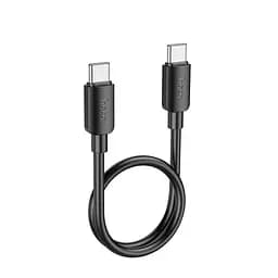 Кабель Hoco Type-C до Type-C Hyper fast charging data cable X96 0.25 м 60W/3A - мініатюра 3