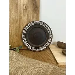 Тарілка керамічна (глиняна) Ангоб 19 см 