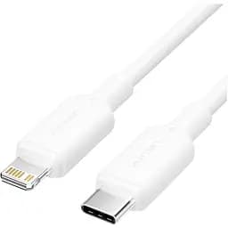 Дата кабель USB-C to Lightning 1.0m 3A white Vention (LAKWF)