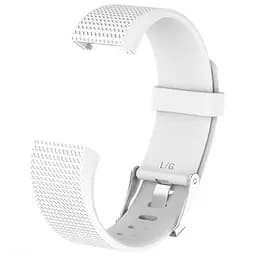 Силіконовий ремінець Primolux для фітнес браслета Fitbit Charge 2 S White - мініатюра 3
