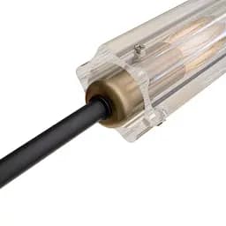 Люстра стельова Brille в спальню Е14 40W BK (LK-698C/6) - мініатюра 3