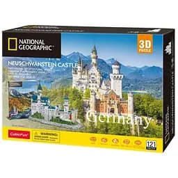 Пазл Cubic Fun Трехмерная головоломка-конструктор National Geographic Замок Нойшванштайн (DS0990h)