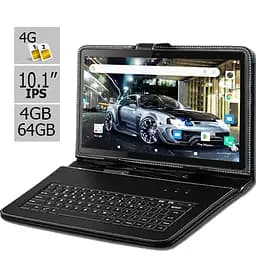 Планшет-телефон Hoozo S 464 LTE Black 4GB/64GB IPS 10.1'' + Чохол-клавіатура - мініатюра 2