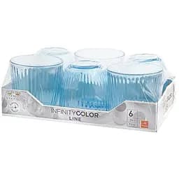 Набір склянок Bormioli Rocco Line acqua Lively blue 290 мл 6 шт. (580502VSU) - мініатюра 5