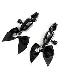 Зажим для сосков Art of Sex - Nipple clamps Black Bow