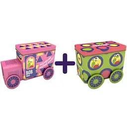 Наборы сладостей с игрушкой и стикером Bob Snail Snack Track + Bob Snail Fruit Start