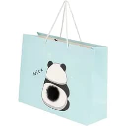 Пакет подарунковий Хвостики Панда GUOMUWENHUAYONGPIN GM543 Різнокольоровий