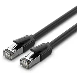 Патч-корд 1м, S/FTP cat 8 RJ-45 black Vention (IKKBF)