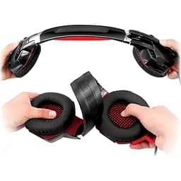 Ігрові навушники REAL-EL GDX-8000 Vibration Surround 7.1 Backlit Black/Red (EL124100017) [112567] - мініатюра 6