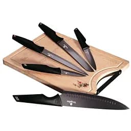Набір ножів із 6 предметів Berlinger Haus Black Rose Collection (BH-2708)