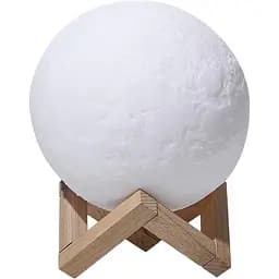 Нічник UFT RGB Moon light 3D Луна на підставці 11 см 5 режимів світла - мініатюра 2