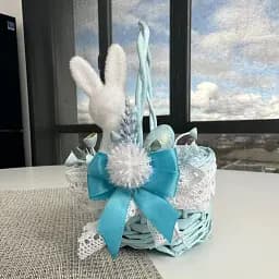 Пасхальная корзина 10х10х15 см. hand-made MIS LT 2