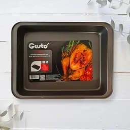 Форма прямокутна для випікання жаровня Gusto 39.5 x 30 x 6 см GT-3304 (146478) - мініатюра 2