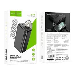 Портативний акумулятор - зарядне - УМБ Hoco J91B 30000mAh чорний - мініатюра 6