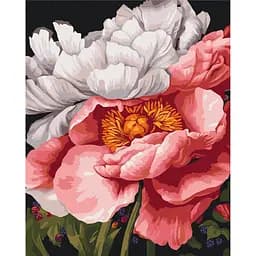 Картина за номерами на підрамнику Brushme Тиша в квітах Анастасія Альохіна