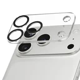 Захисне скло на камеру Apple iPhone 17 Pro Max, Flat, протиударне, прозоре, без рамки, захисне скло для об"єктивів камери, захист камери смартфона, не впливає на якість фото, ArmorStandart (ARM87054) - мініатюра 2