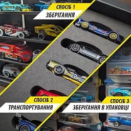 Кейс Hot Wheels портативний великий для колекції машинок (HWCC23) - мініатюра 11