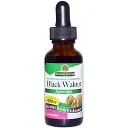 Чорний горіх Nature's Answer Black Walnut краплі з низьким вмістом алкоголю 1000 мг 30 мл