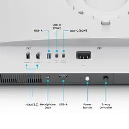 TFT 31.5" BenQ MA320UP, IPS, 4K, 2хHDMI, USB-C, HAS, Pivot, кол., сріблясто-сірий - мініатюра 3