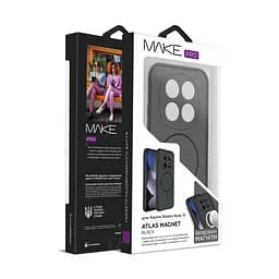 Чохол Make Xiaomi Redmi Note 15 Atlas Magnet Black - мініатюра 2