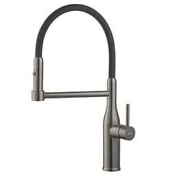 Смеситель для кухни с силиконовым изливом Koer KI-70005-07 KR3389 Графит