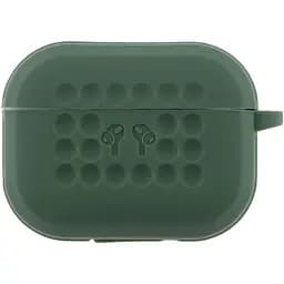 Футляр с карабином Fashion Silicone Case Airpods Pro Dark Green (35265_3345621)