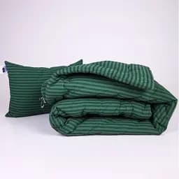 Ковдра антиалергенна MirSon демі №137 Сolor Fun Line Stripe Emerald з евкаліптовим волокном 110х140 см (2200010857276) - мініатюра 3