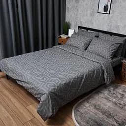 Комплект постільної білизни Moon&Star Бязь Gold Люкс Urban Style двоспальний 175х210 наволочки 4х70х70