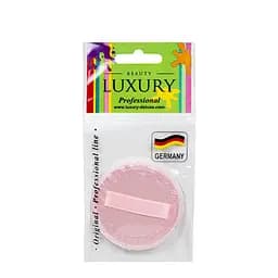 Спонж для макіяжу велюровий для нанесення пудри Beauty Luxury SP-03 Рожевий