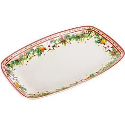 Блюдо Lefard Christmas Collection, 30х19 см, белое (986-113)