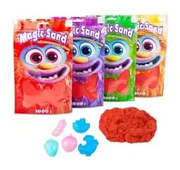 Кінетичний пісок Magic Sand, 39404-6, червоний, 1 кг - мініатюра 2