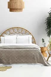 Постільна білизна Noemi Vison Варена Бавовна з покривалом піке 240х260 Saheser pbe0051771