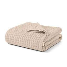 Плед-покривало Cosas Greek Waffle Magnolia вафельне 75х95 см (Blanket_07Magnolia_GreekWaffle_75x95)