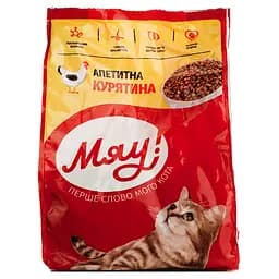 Сухой корм для кошек Мяу с курицей 300 г (B1210320)