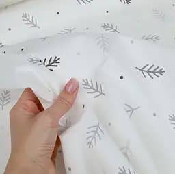Комплект постільної білизни Cosas Frost branches CS4 Сімейний сірий (FrostBranches_El180x30-52Grey_160x2) - мініатюра 12