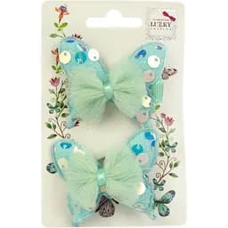 Набор заколок для волос Lukky Бабочка 2 шт. голубой (T18546_Голубой)
