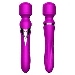 Вибромассажер Silicone Dual Massager USB 7+7 Function Purple Boss Series 63-00012 98550