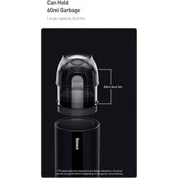 Автомобільний пилосос Baseus A2 Car Vacuum Cleaner 6000 mAh акумуляторний для салону автомобіля Чорний - мініатюра 8