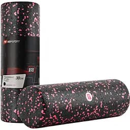Роллер массажер Hop-Sport HS-P030SYG валик ролик заполненный EPP 30 см черно-красный